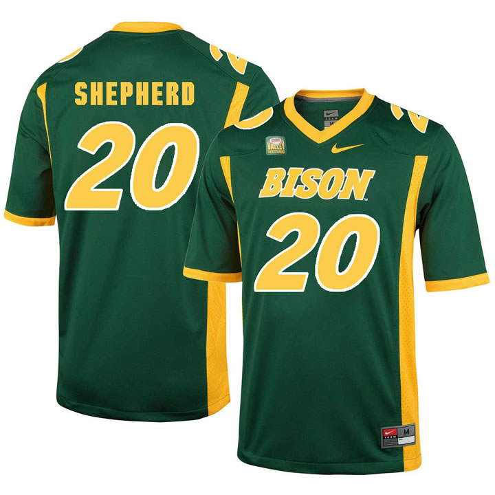North Dakota State Bison 20 Darrius Shepherd Green College Football Jersey Dzhi,We sell and wholesale North Dakota State Bison 20 Darrius Shepherd Green College Football Jersey Dzhi on line form chian!